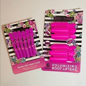 ⭐️NEW IN BOX BETSEY JOHNSON Vibrant Pink Hair Styling Set | Celeb Style Haircare